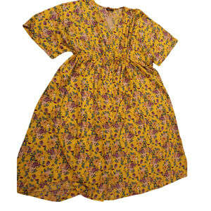 Boohoo Plus sized yellow floral maxi dress size 20 NWT